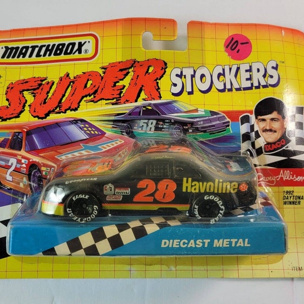 Matchbox Super Stockers Davey Allison #28 Havoline 1:43 Scale Die Cast