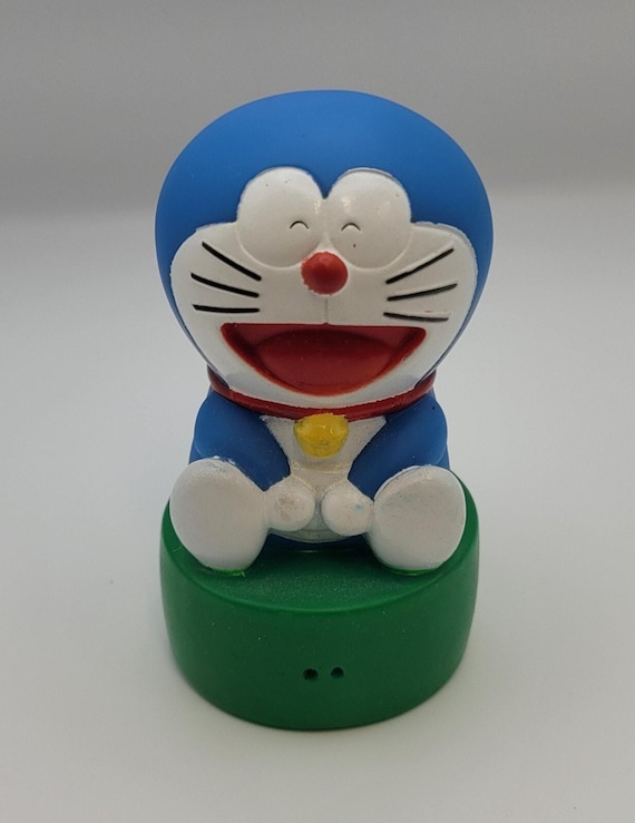 Vintage Doraemon Fujiko Pro 1970 Rare Vinyl Toy Figure 3.75