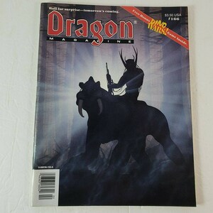 Vintage Dragon Magazine #166 Dungeons and Dragons 1991 w/ Dino Wars! Game Inside