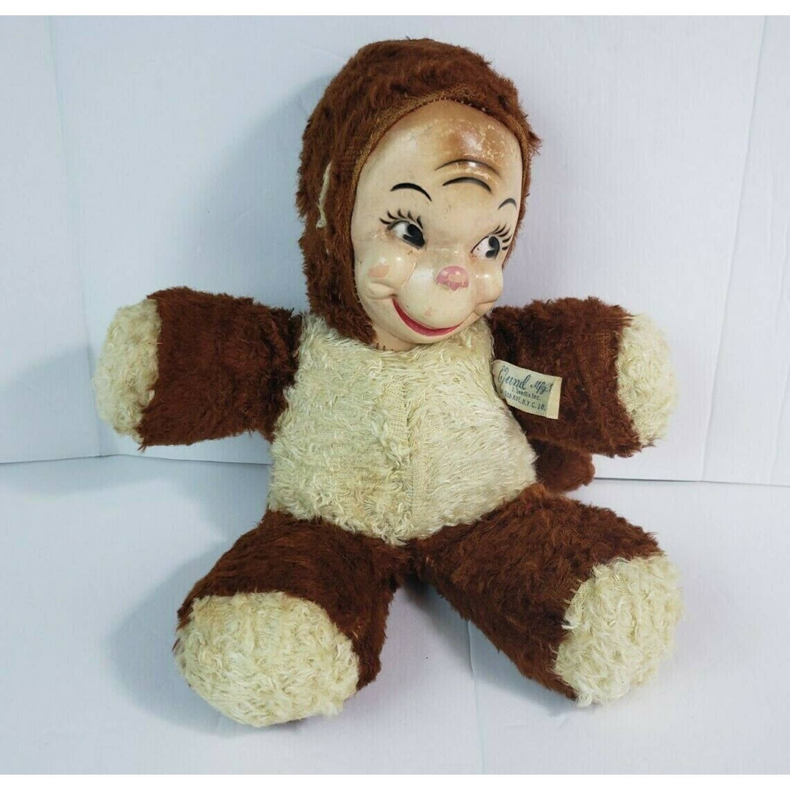 Vintage Monkey Stuffed Animal for sale Only 4 left at 60