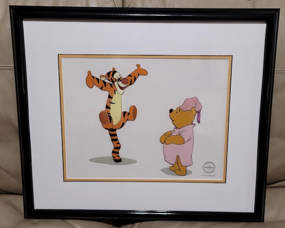 Framed Disney Limited Edition Serigraph Cel Winnie the Pooh and