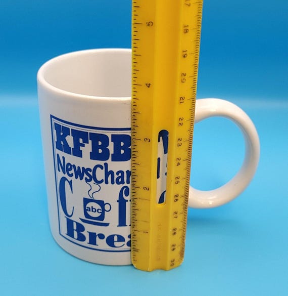 Vintage ABC KFBB-TV Newschannel 5 Coffee Break Mug Cup News Station Blue  White - Etsy Israel