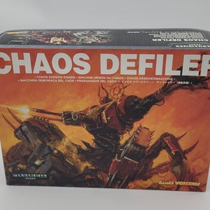 Warhammer 40K Chaos Defiler 2003 OOP Chaos Space Marine Complete