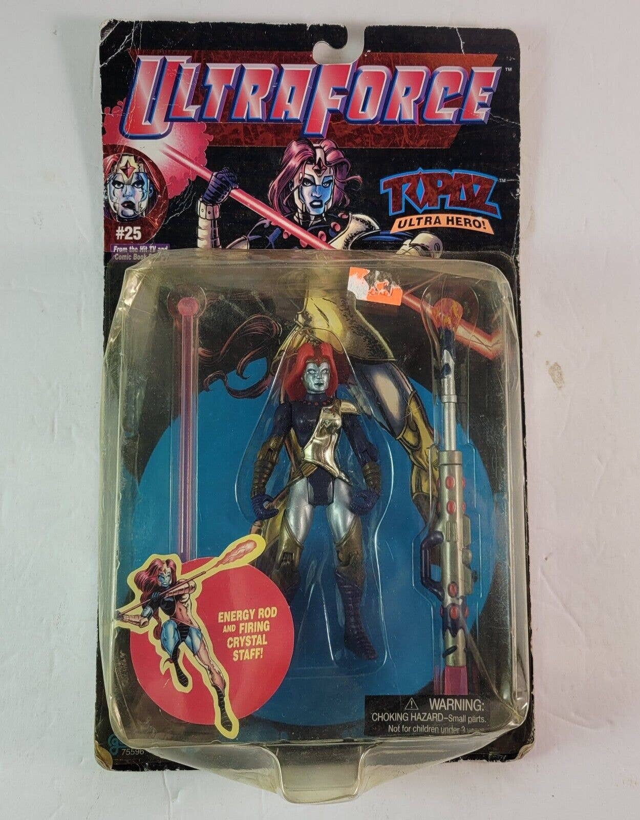 Vintage Ultraforce Topaz Ultra Hero Action Figure Galoob 75596 NIB 
