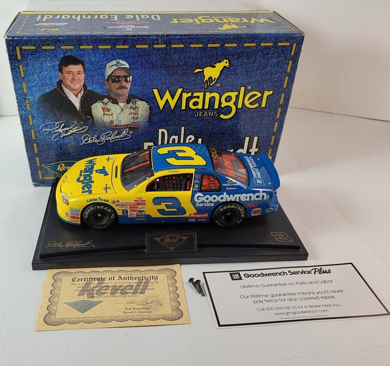 Vintage Dale Earnhardt Wrangler Jeans Chevy Diecast Model - Etsy