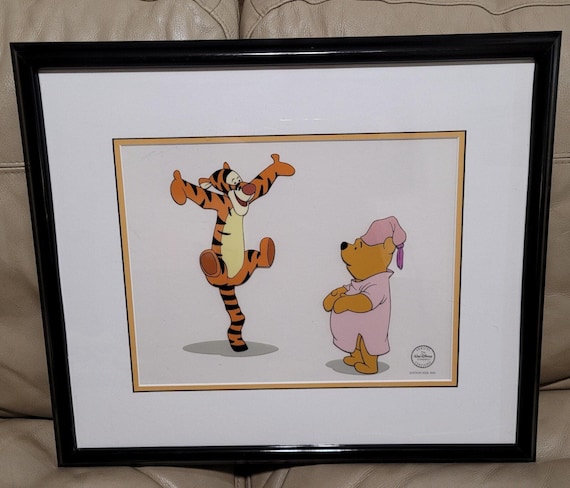 Framed Disney Limited Edition Serigraph Cel Winnie the Pooh and