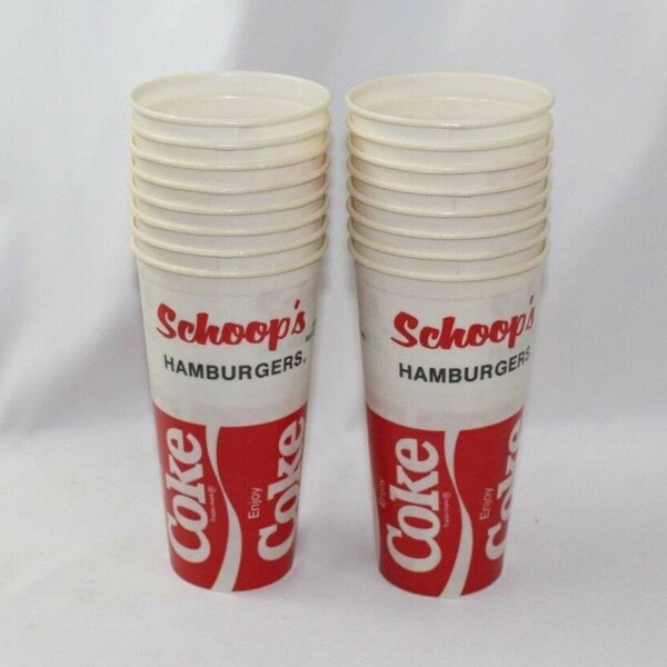 Coca Cola Paper Cups - Etsy