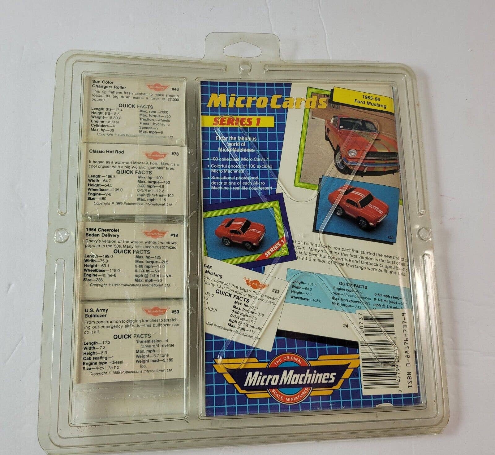 Vintage 1989 Micro Machines Micro Cards Series 1 New Sealed Vintage 1989 Micro Machines Micro Cards Series 1 New Sealed