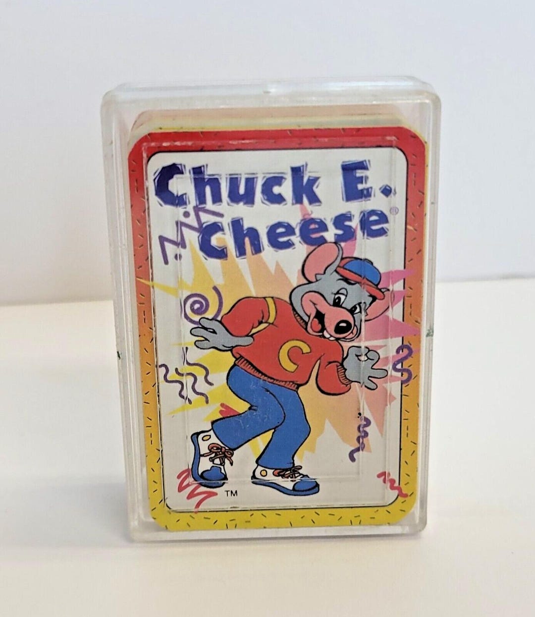 Chuck E Cheese Play Card Prices Vintage Chuck E Cheese Playing Cards Full-size Deck Rare Prize Novelty