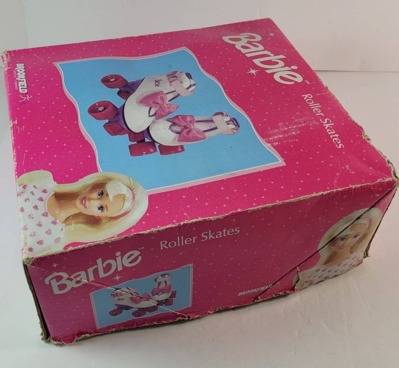 Vintage Barbie Mattel Brookfield Pink Bubblegum Roller Skates - Etsy