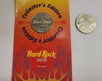 New Hard Rock Hotel Las Vegas Collector's Edition Uncirculated Gaming Token and Circulated Token