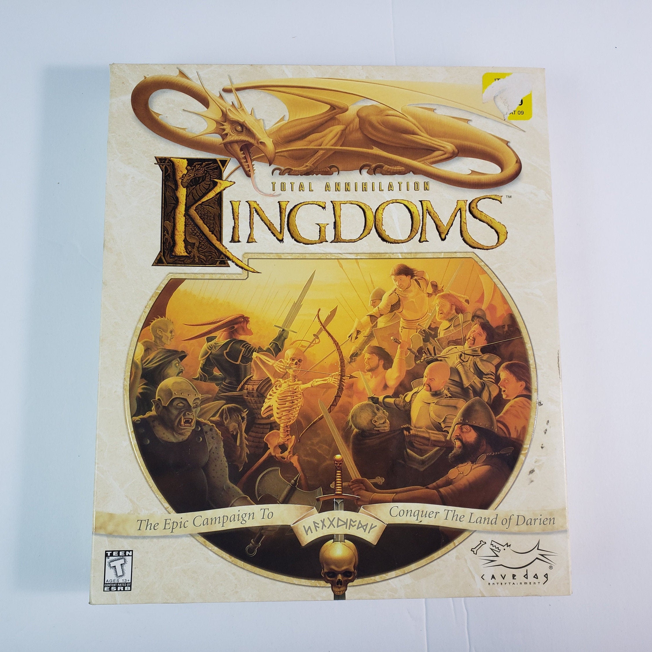 Total Annihilation Kingdoms Big Box (PC 1999) Jeu vidéo w/ Carte, Jeu, Boîte - France