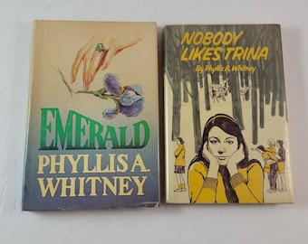 Vtg Lot Of 2 Phyllis A Whitney YA Novels HC 1st Ed Nobody Likes Trina & Emerald