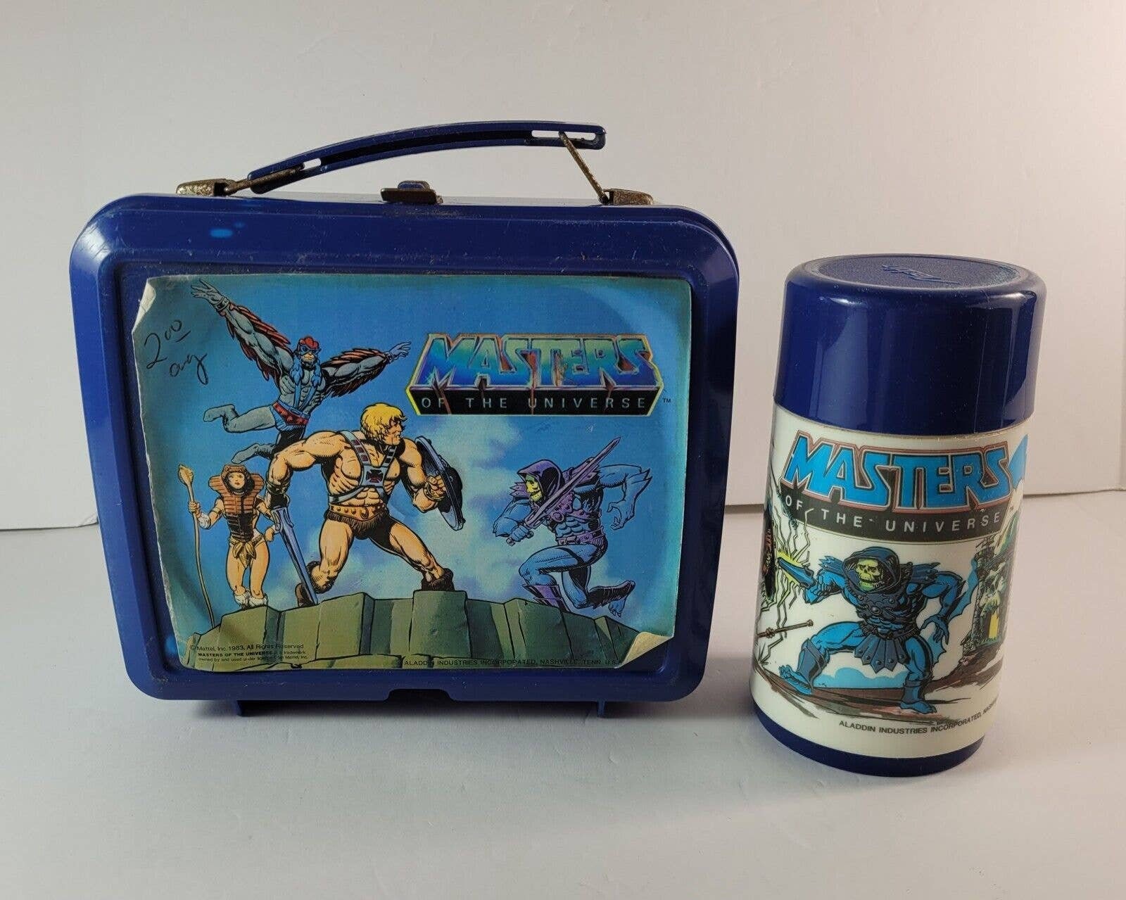 Vintage 1983 Masters of the Universe Aladdin Heman Plastic Lunch Box