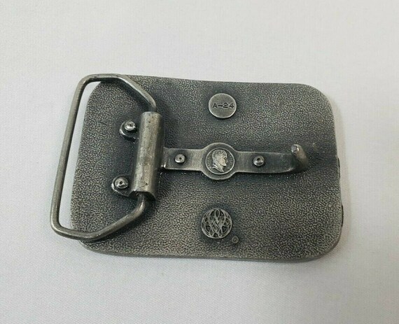 Boucle De Ceinture Vintage 1978 Bergamont Brass Works Big Rigger B-38 - Excellent état