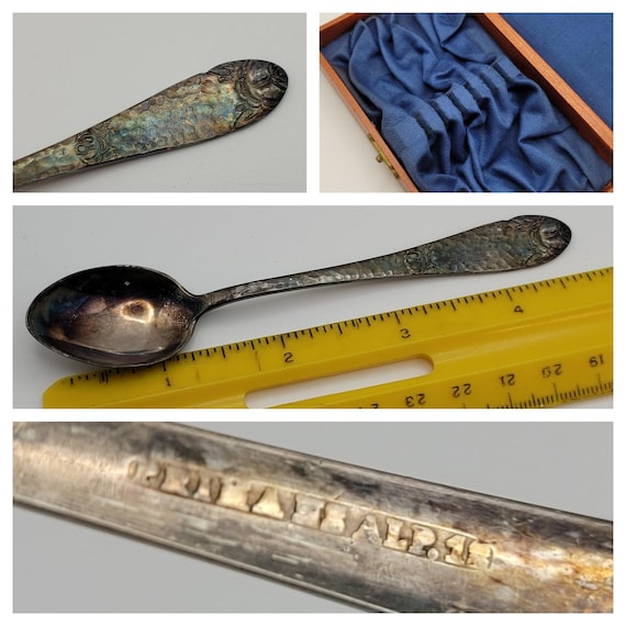 スウェーデン製 ハンドメイド シルバー スプーン 6本セット（2セット×3絵柄） スウェーデン製 ハンドメイド シルバー スプーン 6本セット（2