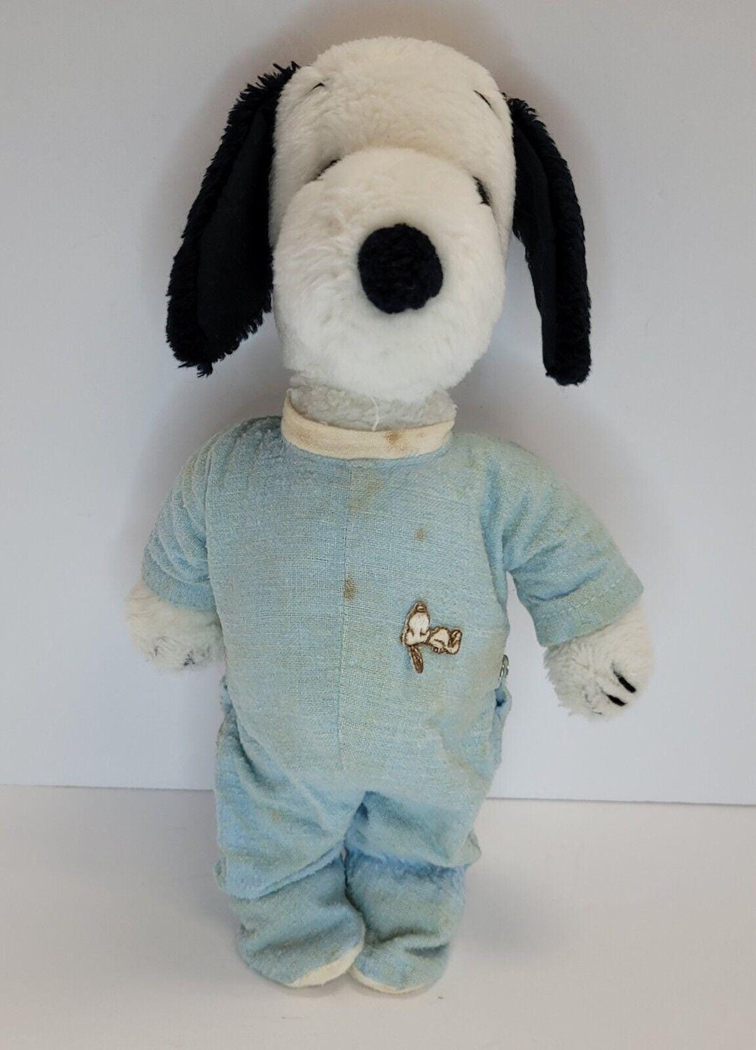 Vtg 1968 SNOOPY 10” Plush Doll PEANUTS United Feature