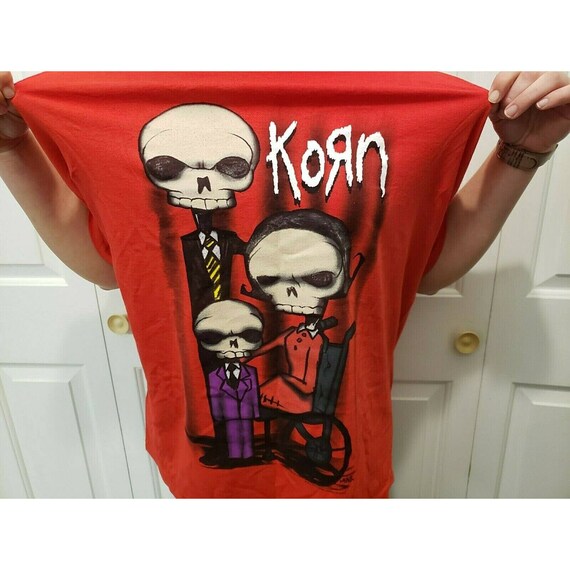 Vintage Korn Band TShirt Men's XL Skeleton Family Mu… Gem