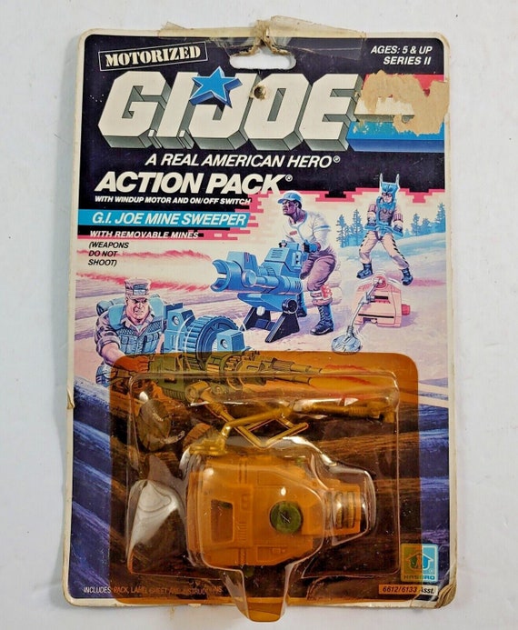 Vintage 1988 Hasbro GI Joe ARAH Action Pack G.I Joe Mine Sweeper