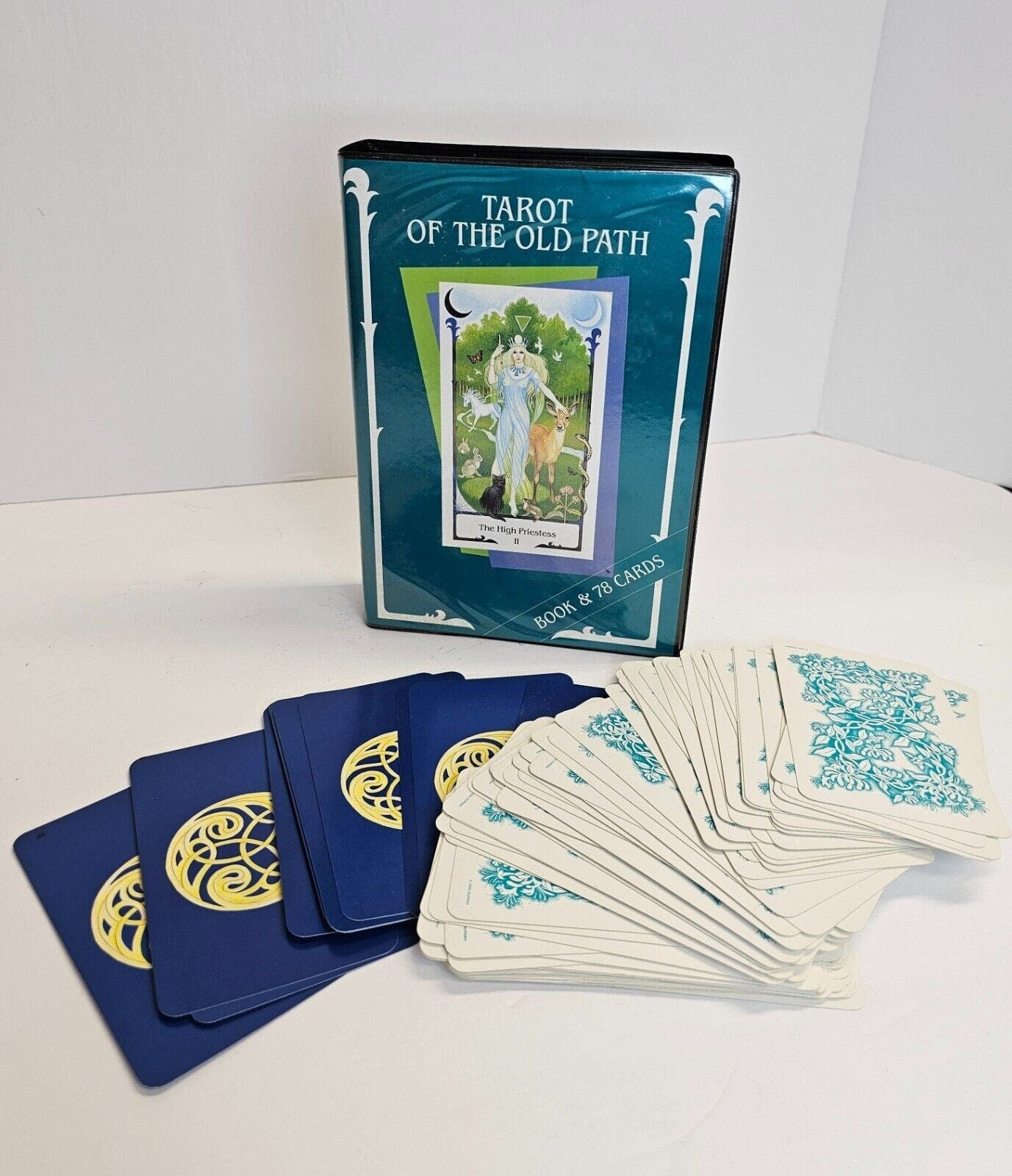 Tarot of the Old Path Vintage 1990s Clamshell Case - All 78