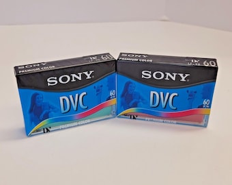 ミニDVカムコーダーカセットパック ソニーDVプレミアムデジタルビデオ 