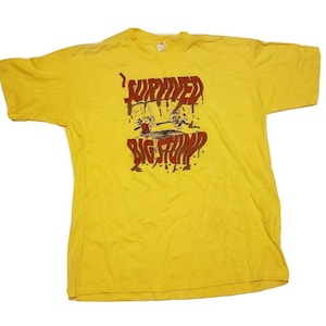Vintage Boy Scouts of America SURVIVED BIG STUMP T-Shirt - 1960s/70s - Size xl