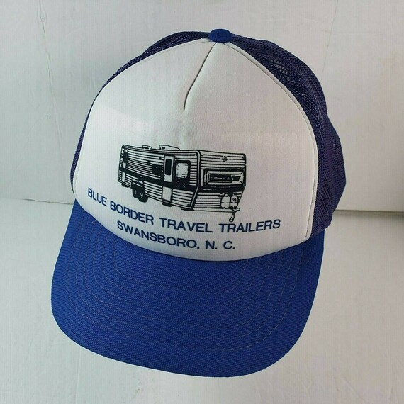 Vintage Blue Border Travel Trailers Swansboro NC Truc… Gem