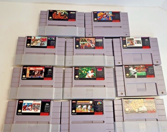 Lot of 11 Super Nintendo Entertainment System SNES Sports Games Cartridge Only
