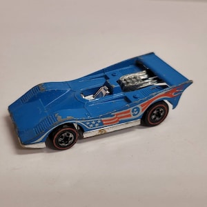 Vintage Hot Wheels 1973 American Victory Blue Race Car Stars & Stripes Canada