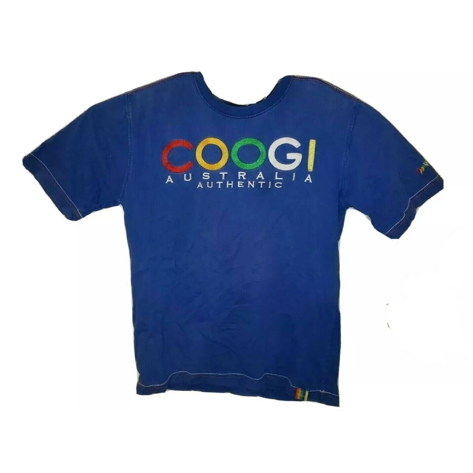 Vintage COOGI Australia Fully Embroidered Short Sleeve Tshirt 