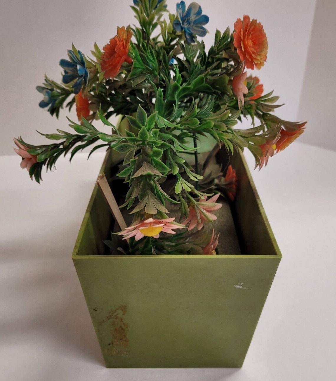 Vintage Calvert Gin Liquor Rare Planter Plants Flowers Bartop Etsy