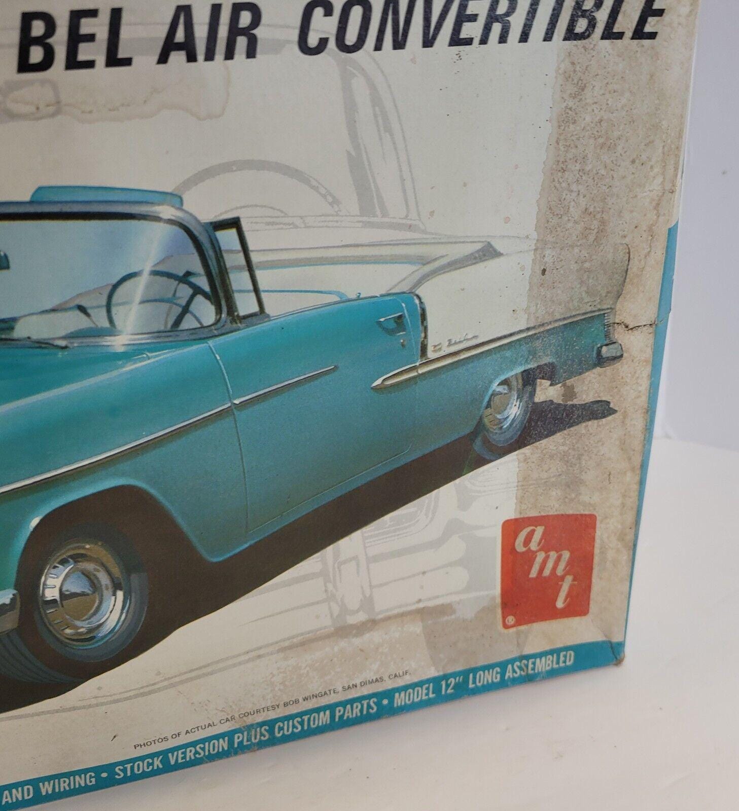 AMT 55 Chevrolet Bel Air Convertible 1:16 Plastic Model Kit