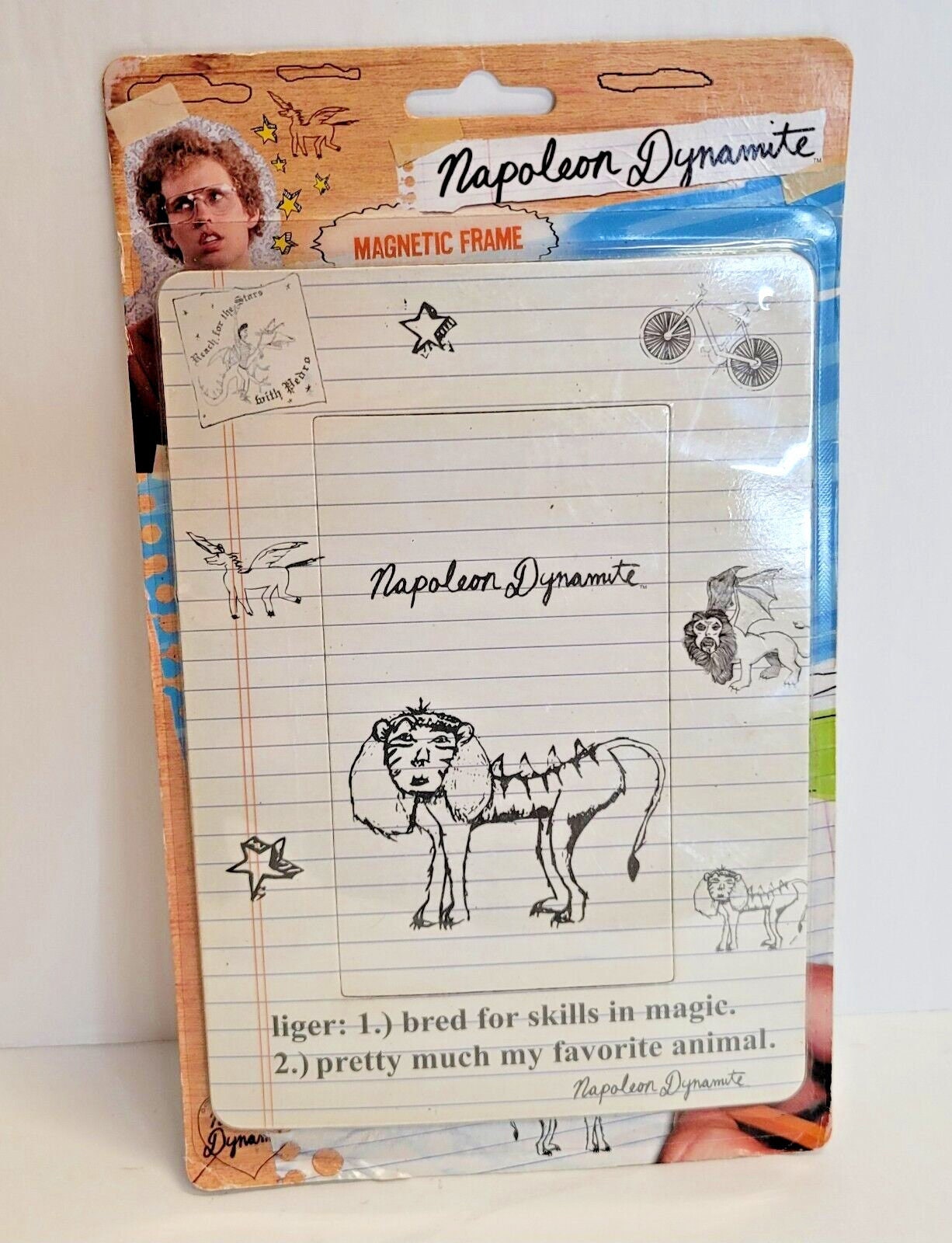 Vtg Sealed Napoleon Dynamite Magnetic Frame Liger Pretty Much My Favorite  Animal - Etsy, image size:1226x1600