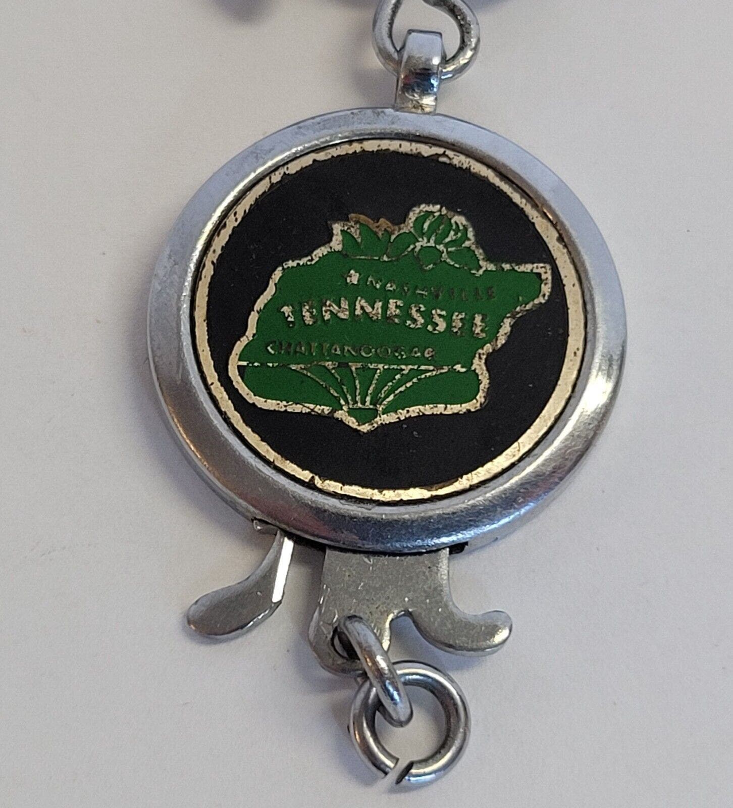 Vintage Tennessee Keychain 1970's Souvenir Keyring 2.5