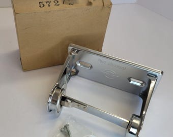 Vintage Chrome Toilet Paper Holder Fort Howard Paper Co NOS with Screws
