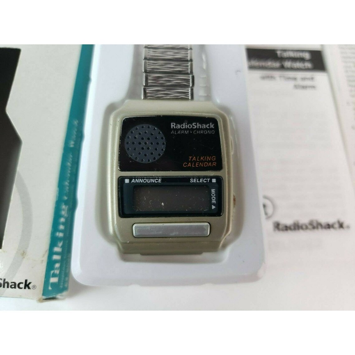 Vintage 1980's Radioshack Talking Calculator WATCH Etsy