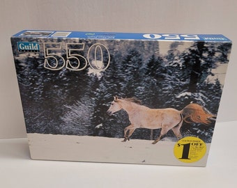 NEW 1999 Vintage- "Arabian Horse" Jigsaw Puzzle 550 Piece Guild 04615-10