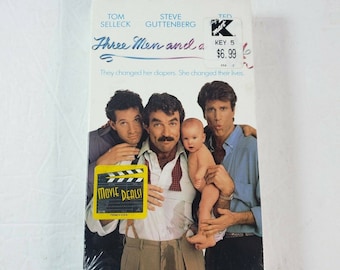 Tres hombres y un bebé (VHS, 1987) Tom Selleck Ted Danson NEW Factory Sealed