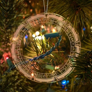Acrylic Stargate Ornaments (Milky Way and Pegasus) from Stargate SG1 and Stargate Atlantis