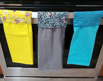 Kitchen Hanging Hand Towel, Oven door towel, Cotton towel, Variety colors, Colorful