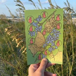Carte postale dix pentacles