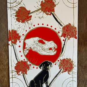 Carte postale Tarot de la mort