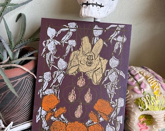4 of pentacles mini-print
