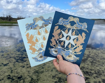 Pre-order: 7 of pentacles mini-print