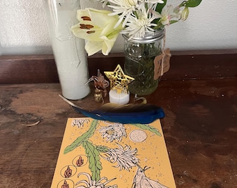 9 of pentacles mini-print