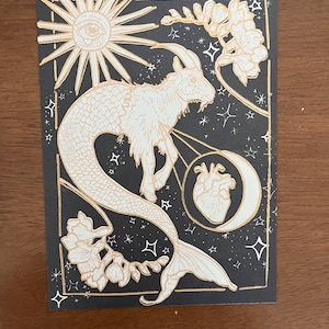 Cartão postal de Capricórnio // Natal