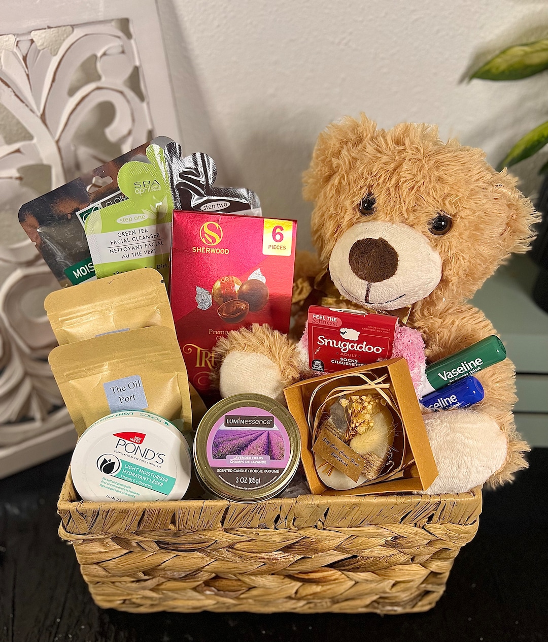 Self Care Girls Night Gift Basket 