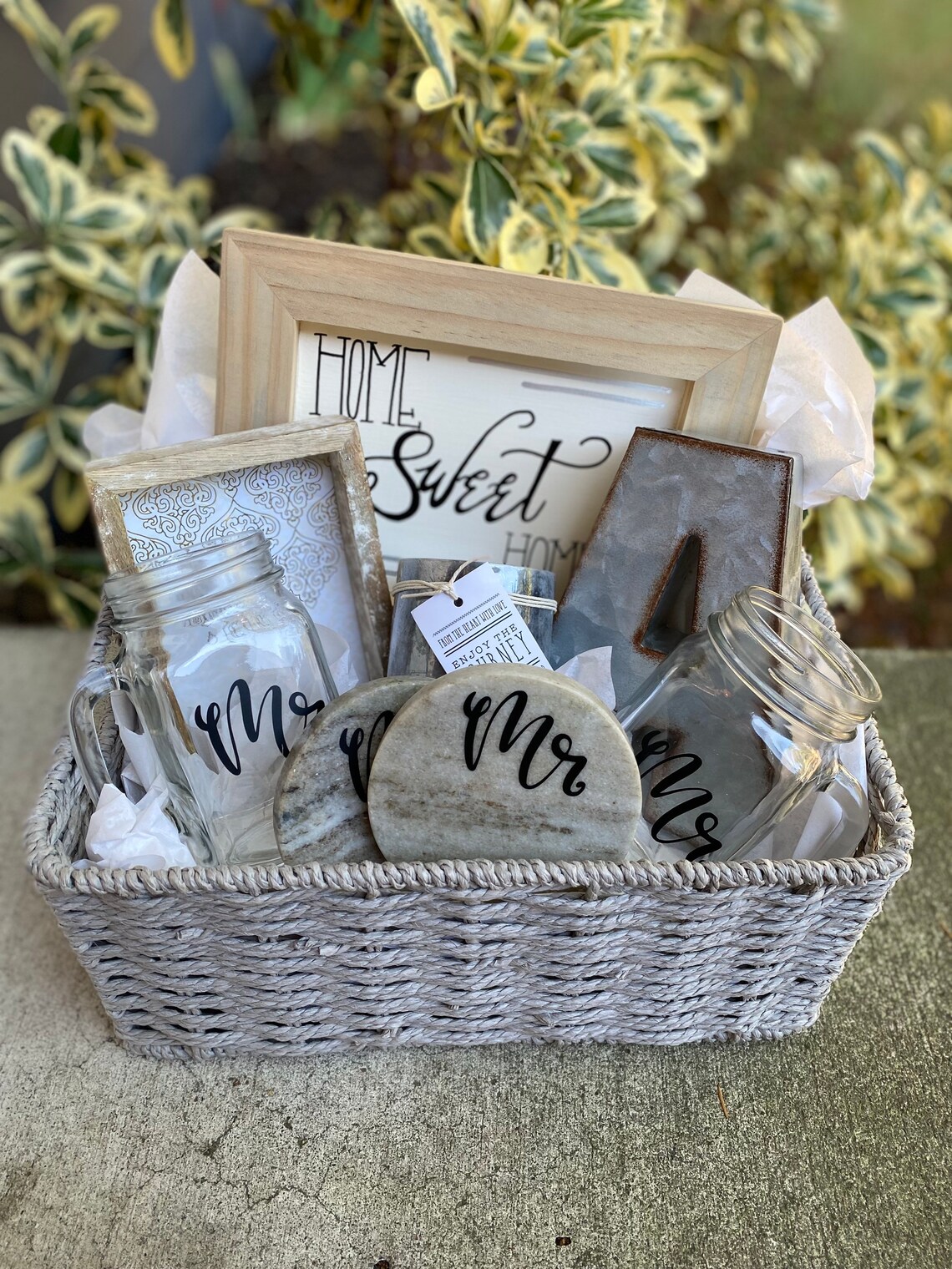 Mr & Mr Newly Wed Gift Basket Etsy