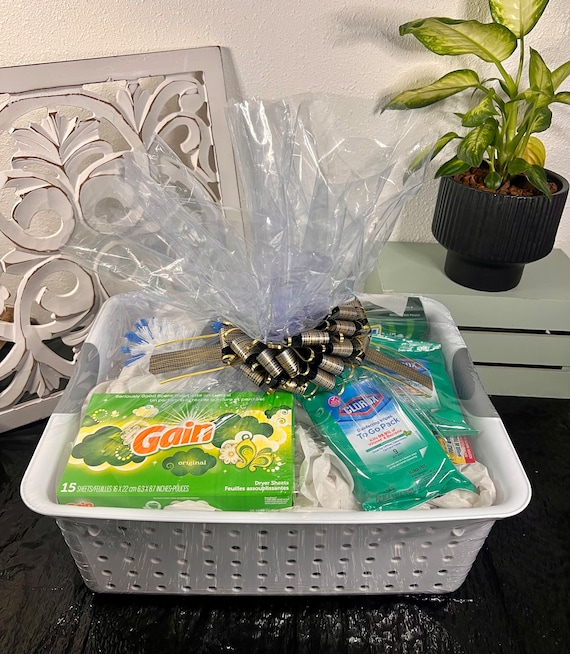 Cleaning Supply House Warming Gift Basket- Survival Kit New Home Owners