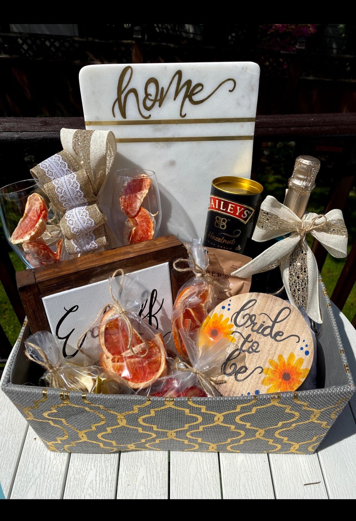 Bride to Be Gift Basket Etsy